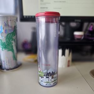 STARBUCKS You are Here France 16 Fl Oz Travel Tumbler Multicolor